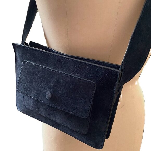 Urban Outfitters Ebba suede Satchel bag purse, adjustable strap - Picture 4 of 16